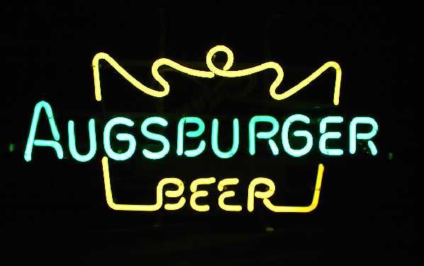 Ausburger Beer Logo Classic Neon Sign